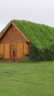 Sod Roof Barn image